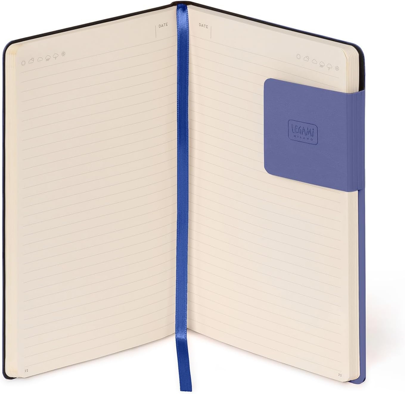 image:imageLEGAMI My Notebook 6 mm liniertes Notizbuch Raspberry Small FSCzertifiziertes Papier 192 Seiten Softcover elastischer Verschluss 95 x 135 cmFUTURE DUSK