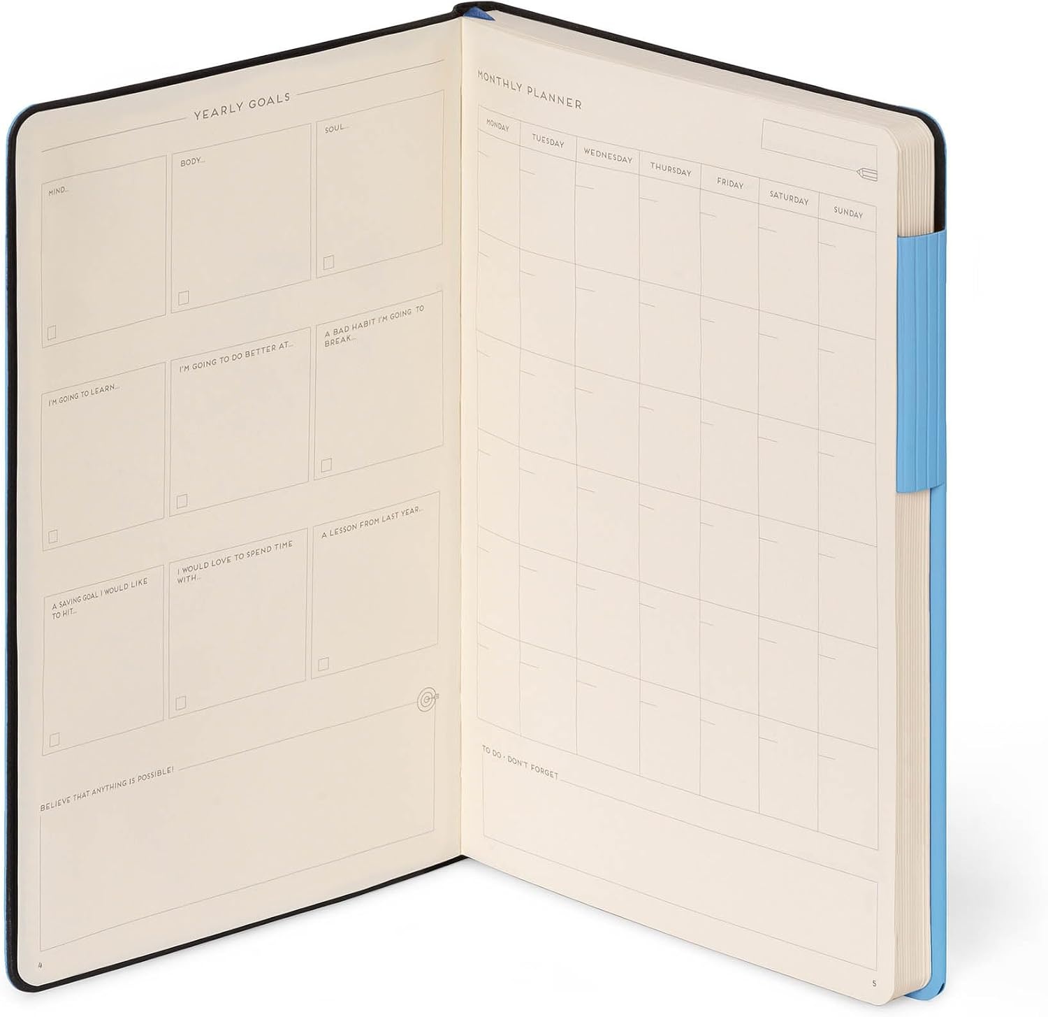 image:imageLEGAMI My Notebook 6 mm liniertes Notizbuch Raspberry Small FSCzertifiziertes Papier 192 Seiten Softcover elastischer Verschluss 95 x 135 cmRETRO BLUE