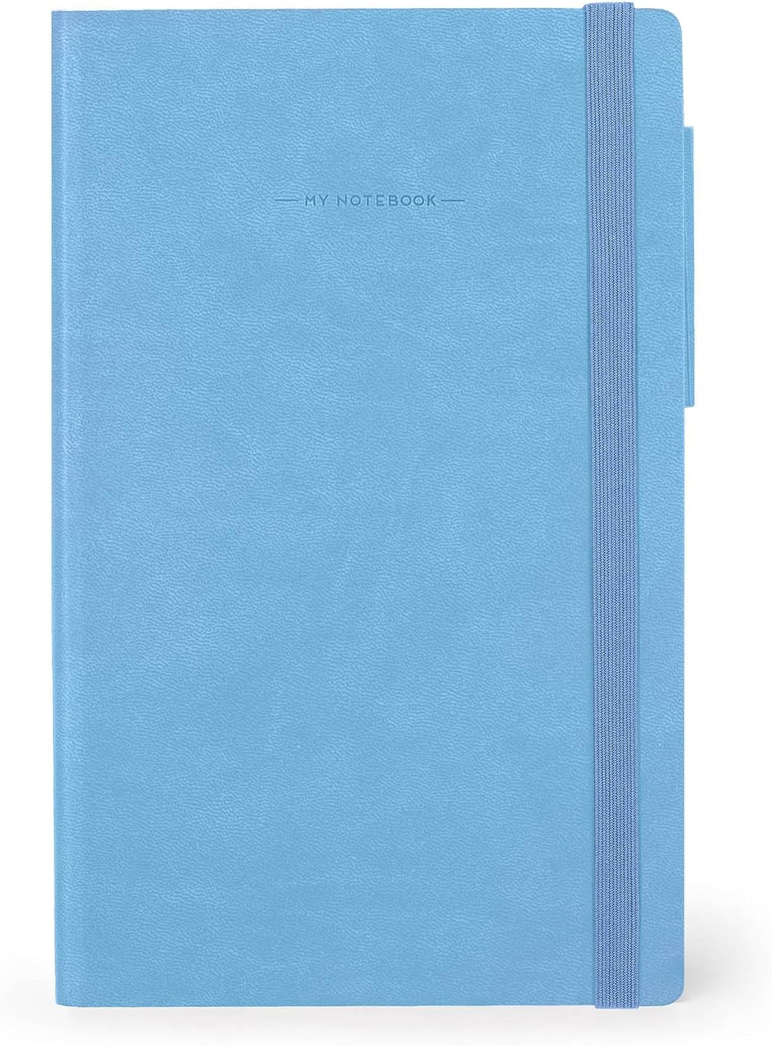 image:imageLEGAMI My Notebook 6 mm liniertes Notizbuch Raspberry Small FSCzertifiziertes Papier 192 Seiten Softcover elastischer Verschluss 95 x 135 cmRETRO BLUE