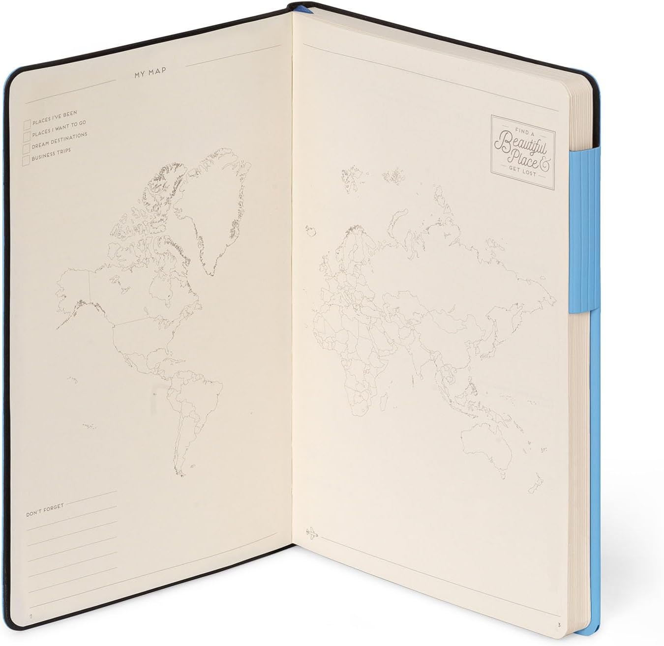 image:imageLEGAMI My Notebook 6 mm liniertes Notizbuch Raspberry Small FSCzertifiziertes Papier 192 Seiten Softcover elastischer Verschluss 95 x 135 cmRETRO BLUE