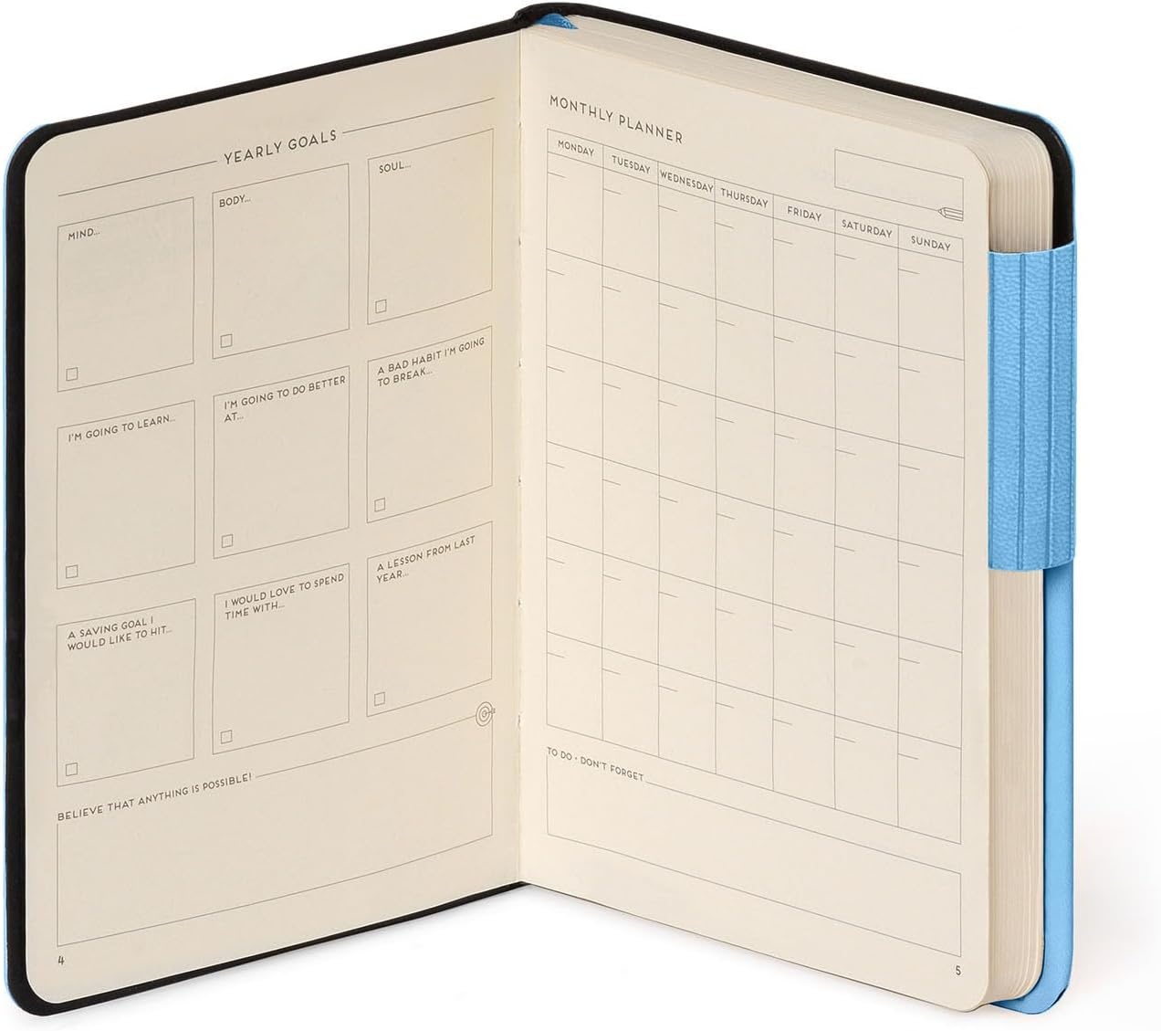 image:imageLEGAMI My Notebook 6 mm liniertes Notizbuch Raspberry Small FSCzertifiziertes Papier 192 Seiten Softcover elastischer Verschluss 95 x 135 cmRETRO BLUE