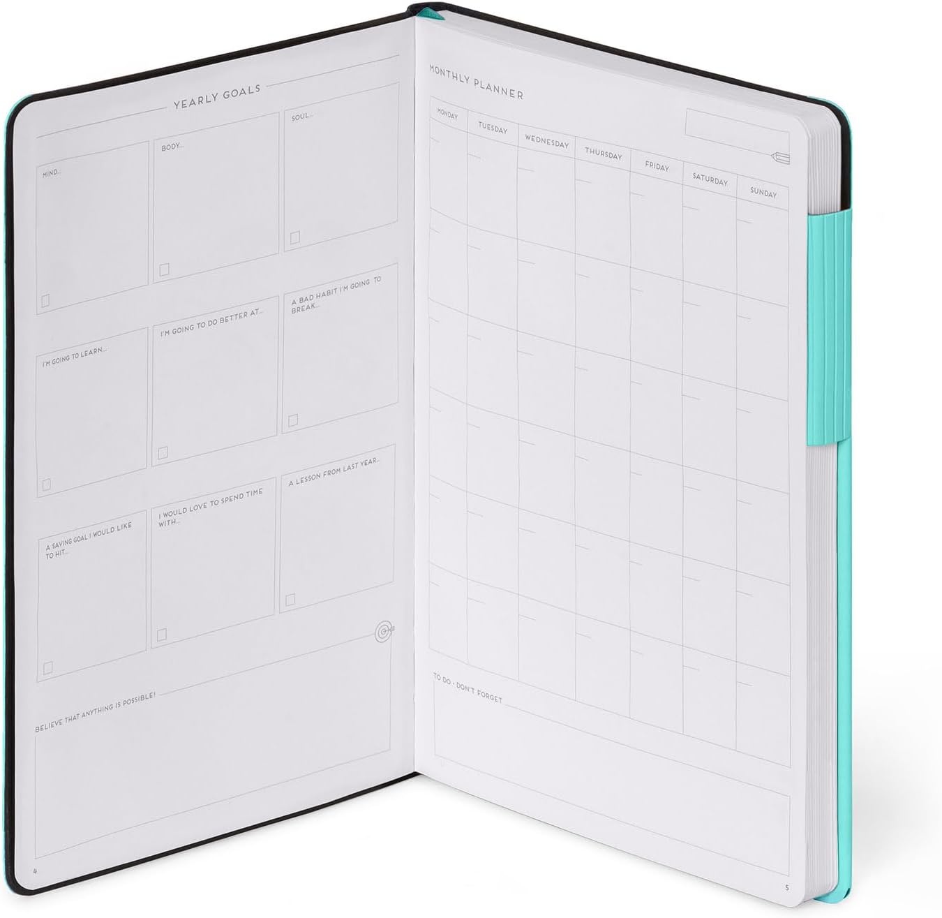 image:imageLEGAMI Notizbuch mit Punkten My Notebook Aura Special Edition Medium FSC zertifiziertes Papier 192 Seiten weicher Einband elastischer Verschluss doppeltes Lesezeichen 13 x 21 cmAQUATIC AWE