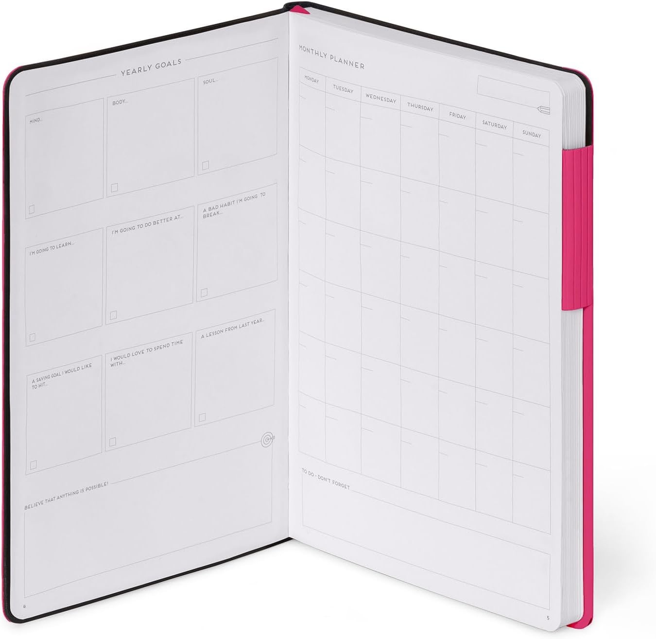 image:imageLEGAMI Notizbuch mit Punkten My Notebook Aura Special Edition Medium FSC zertifiziertes Papier 192 Seiten weicher Einband elastischer Verschluss doppeltes Lesezeichen 13 x 21 cmRASPBERRY