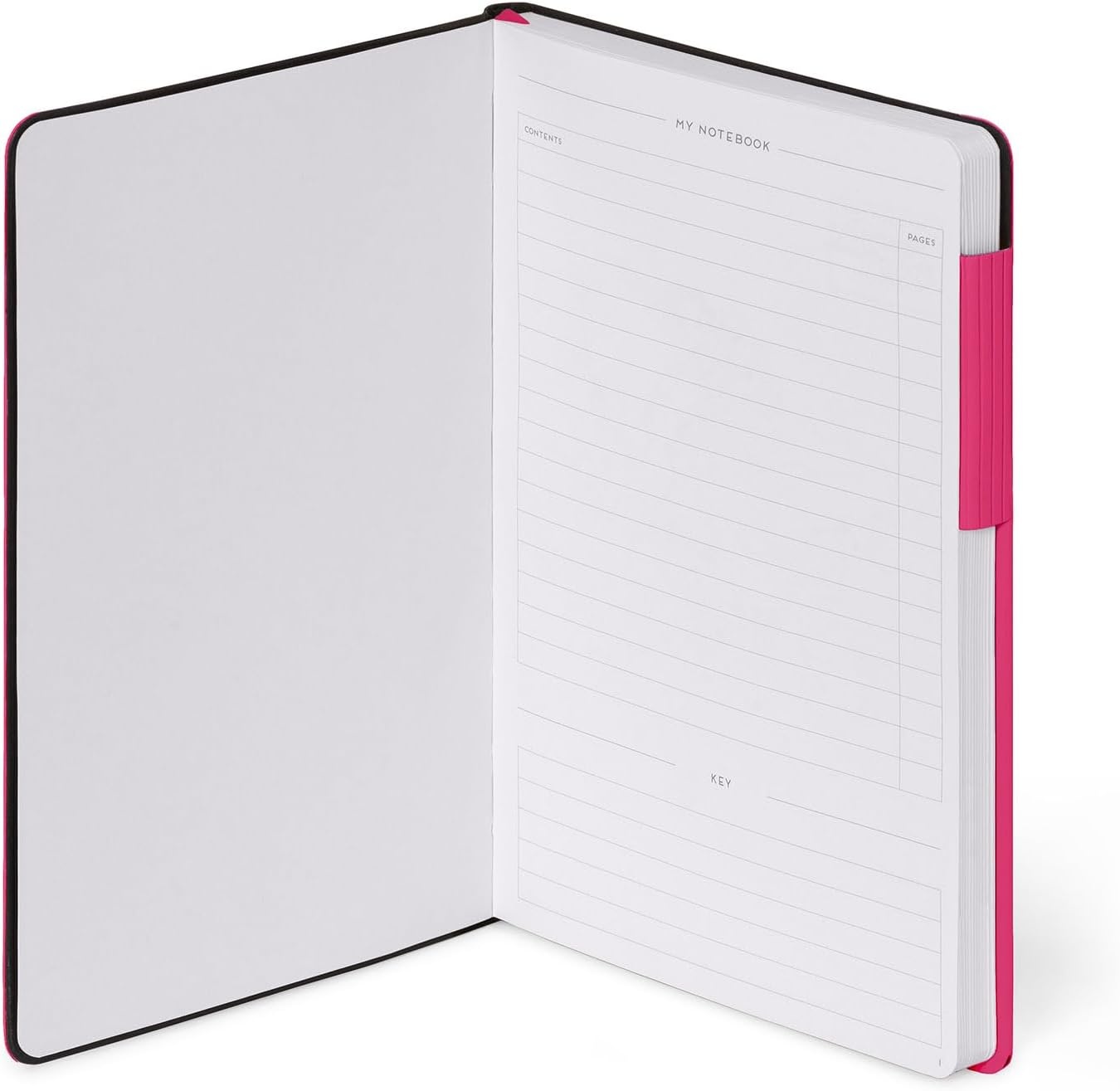 image:imageLEGAMI Notizbuch mit Punkten My Notebook Aura Special Edition Medium FSC zertifiziertes Papier 192 Seiten weicher Einband elastischer Verschluss doppeltes Lesezeichen 13 x 21 cmRASPBERRY
