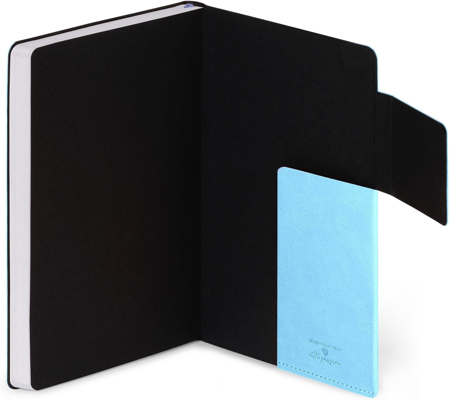 image:imageLEGAMI Notizbuch mit Punkten My Notebook Aura Special Edition Medium FSC zertifiziertes Papier 192 Seiten weicher Einband elastischer Verschluss doppeltes Lesezeichen 13 x 21 cmAURA