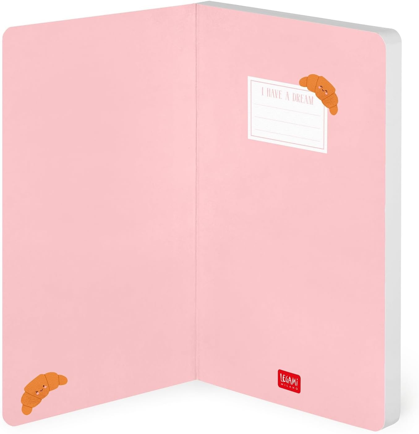 image:imageLEGAMI Notizbuch mit linierten Medium Moth FSCzertifiziertes Papier 13x21 cmBeige