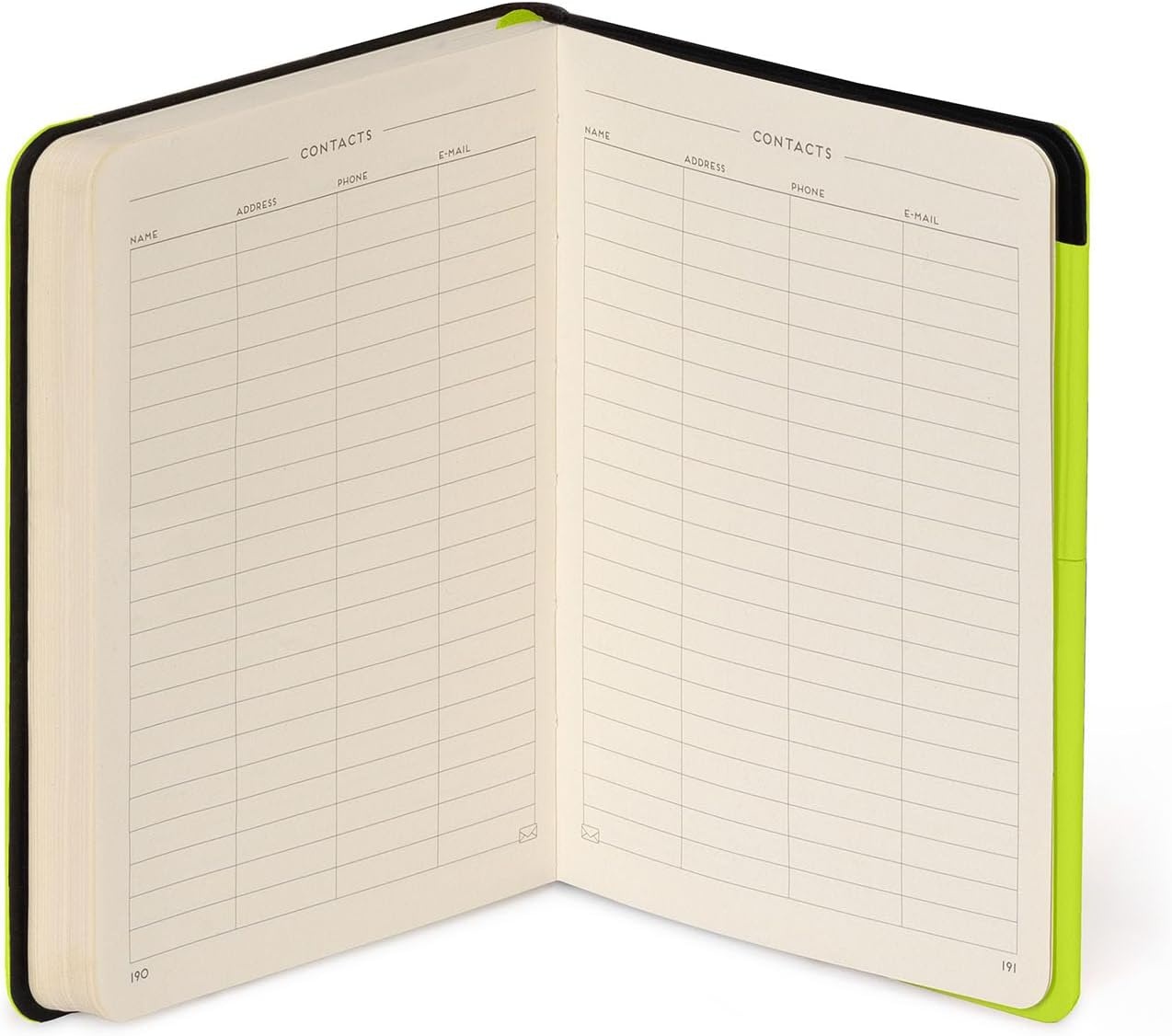 image:imageLEGAMI Weies Papier Notizbuch My Notebook Deep Graphite Large FSCzertifiziertes Papier 192 Seiten weicher Einband elastischer Verschluss 17 x 24 cmCHARTREUSE