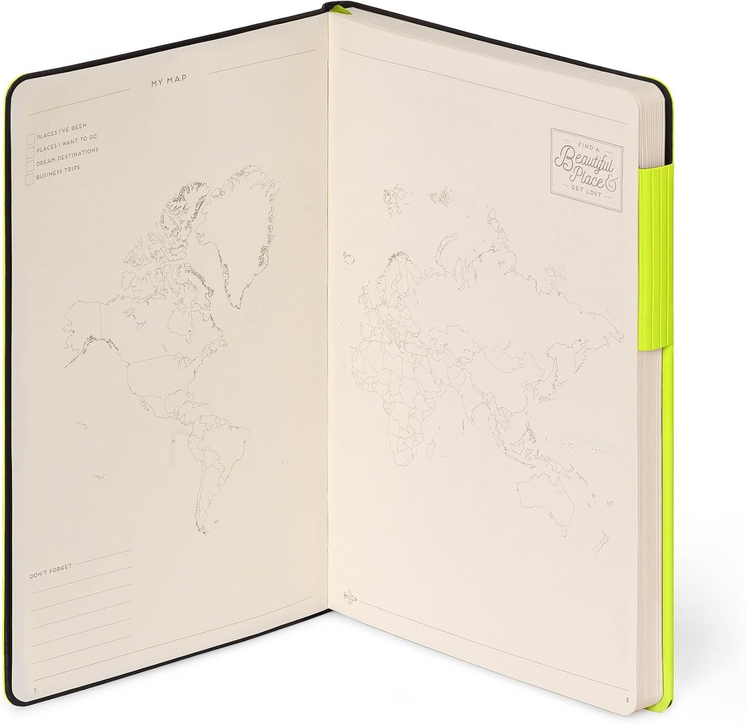 image:imageLEGAMI Weies Papier Notizbuch My Notebook Deep Graphite Large FSCzertifiziertes Papier 192 Seiten weicher Einband elastischer Verschluss 17 x 24 cmCHARTREUSE