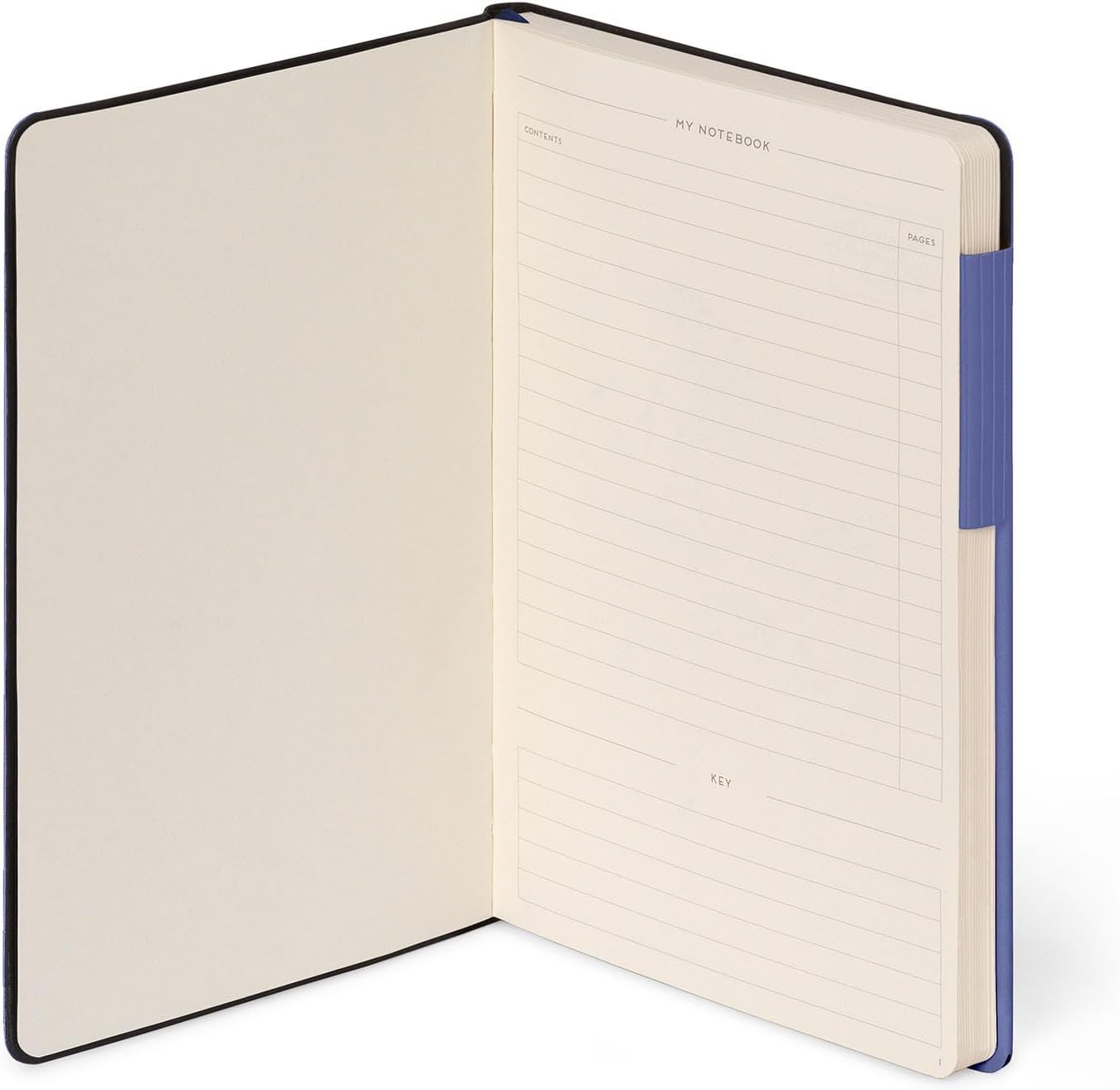 image:imageLEGAMI Weies Papier Notizbuch My Notebook Deep Graphite Large FSCzertifiziertes Papier 192 Seiten weicher Einband elastischer Verschluss 17 x 24 cmFUTURE DUSK