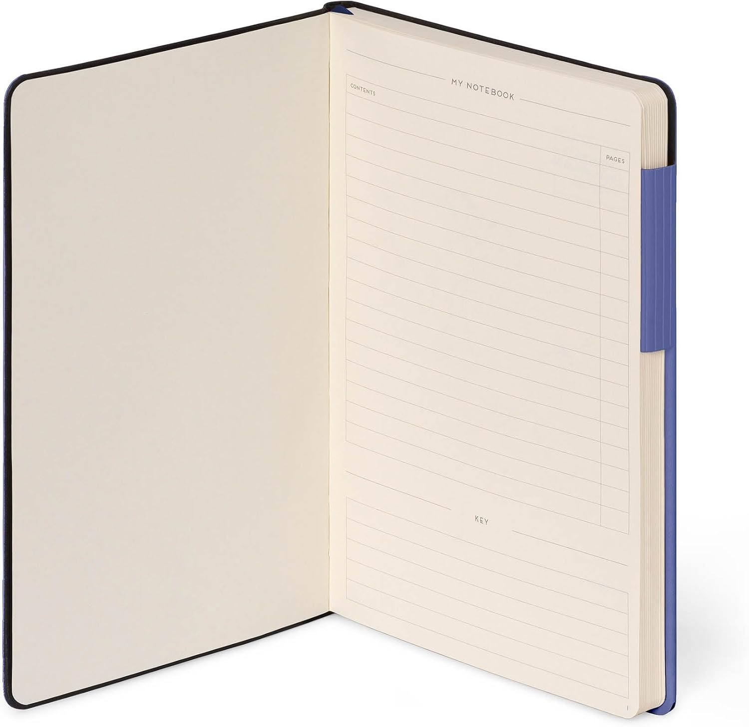 image:imageLEGAMI Weies Papier Notizbuch My Notebook Deep Graphite Large FSCzertifiziertes Papier 192 Seiten weicher Einband elastischer Verschluss 17 x 24 cmFUTURE DUSK