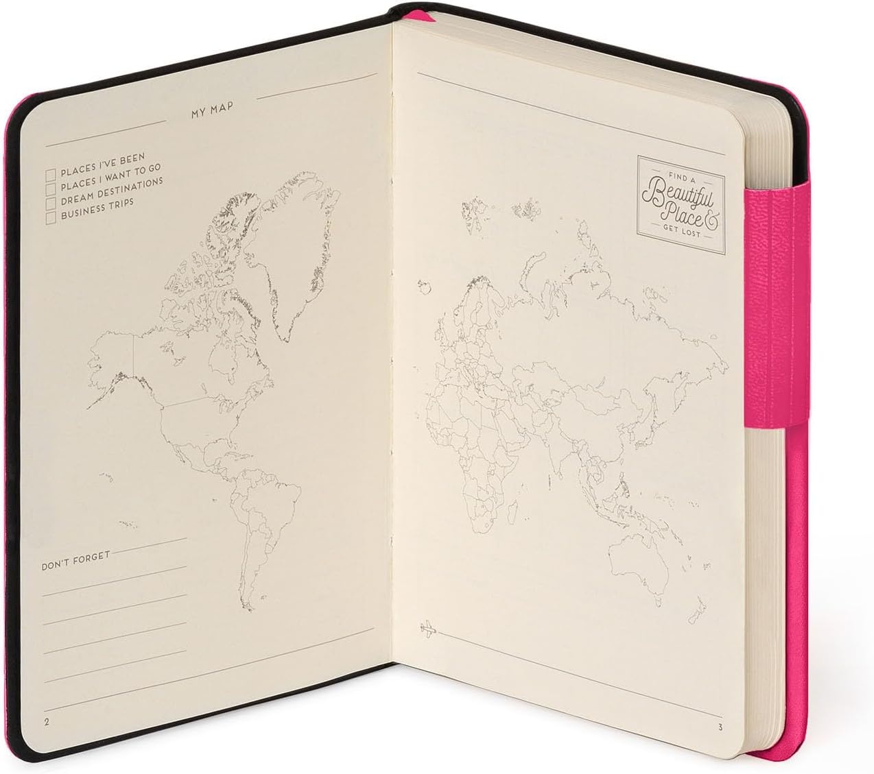 image:imageLEGAMI Weies Papier Notizbuch My Notebook Deep Graphite Large FSCzertifiziertes Papier 192 Seiten weicher Einband elastischer Verschluss 17 x 24 cmRASPBERRY