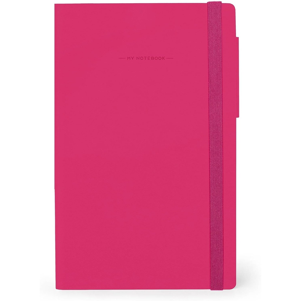 image:imageLEGAMI Notizbuch mit Punkten My Notebook Aura Special Edition Medium FSC zertifiziertes Papier 192 Seiten weicher Einband elastischer Verschluss doppeltes Lesezeichen 13 x 21 cmRASPBERRY