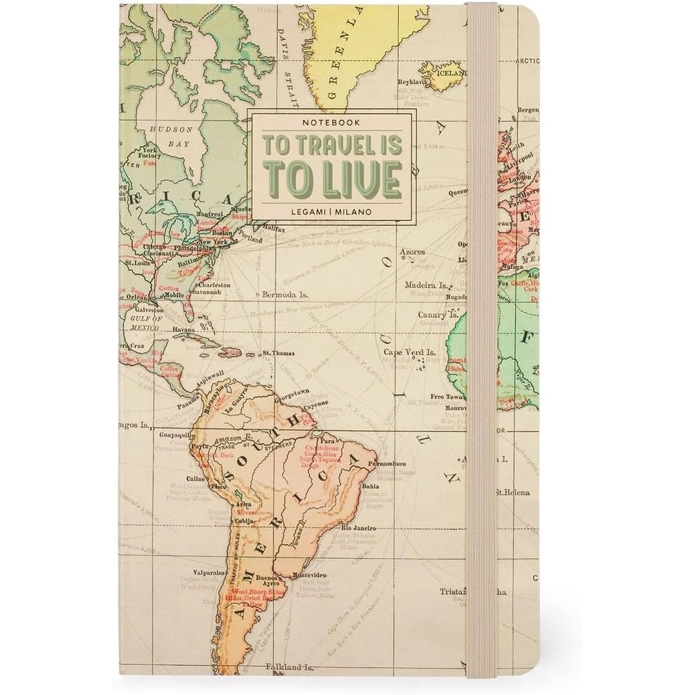 image:imageLEGAMI Notizbuch mit linierten Medium Moth FSCzertifiziertes Papier 13x21 cmTravel