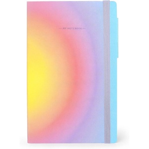 LEGAMI – Notizbuch mit Punkten My Notebook, Aura, Special Edition, Medium, FSC zertifiziertes Papier, 192 Seiten, weicher Einband, elastischer Verschluss, doppeltes Lesezeichen, 13 x 21 cm(AURA)