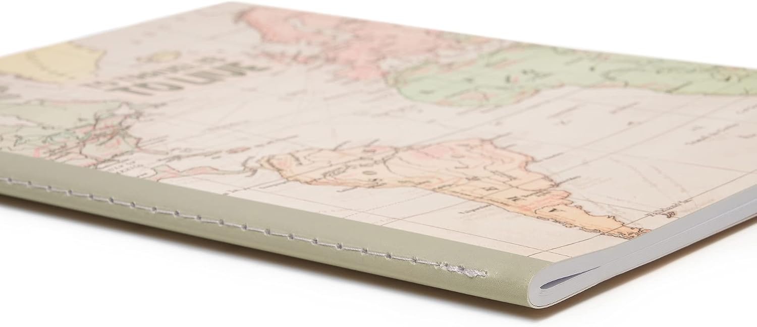 image:imageLegami Heft mit weiem Blatt Format A5 Medium 142 x 21 cm weies Papier 80 Seiten SingerPunktBindungTravel