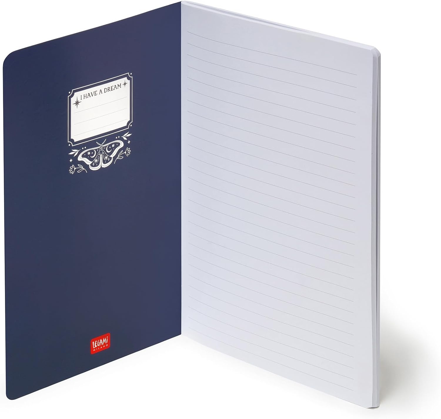 image:imageLegami Notizbuch liniert 7 mm Thema Moth Format B5 gro FSCzertifiziertes Papier Special Edition 100 Seiten SingerPunktBindung 185 x 248 cm