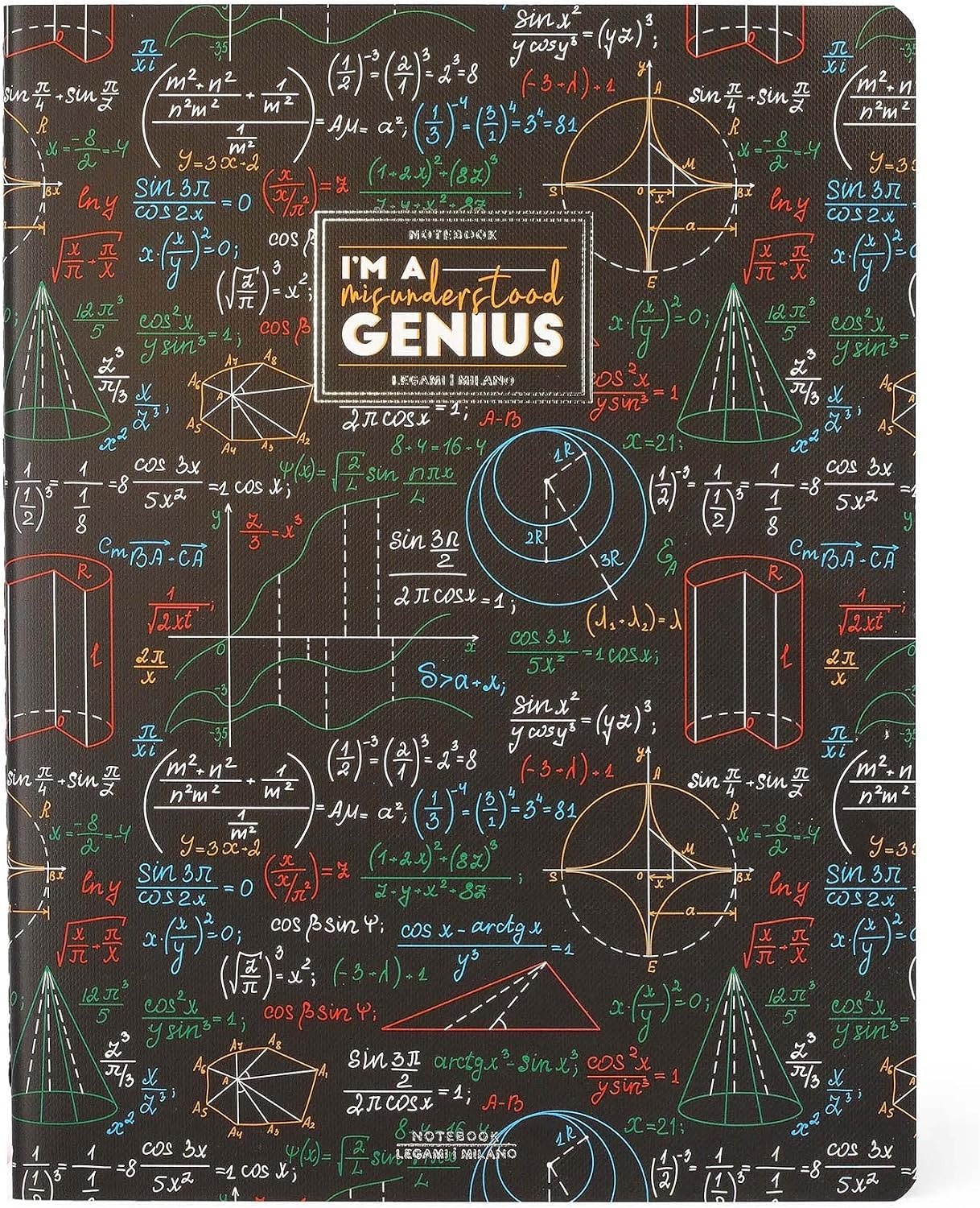 image:imageLegami Blatt B5 Notizbuch liniert mehrfarbig Travel 185 x 248 cmGENIUS