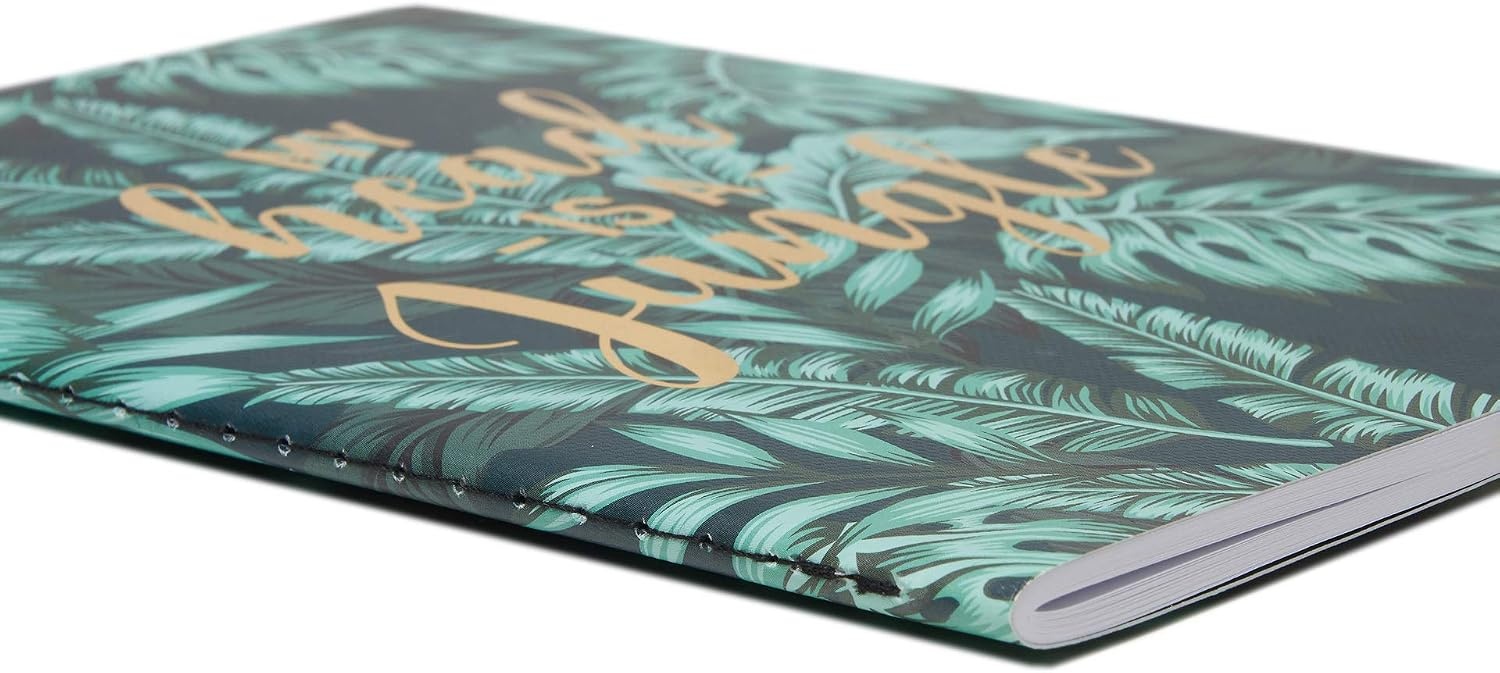 image:imageLegami Blatt B5 Notizbuch liniert mehrfarbig Travel 185 x 248 cmGrn Jungle
