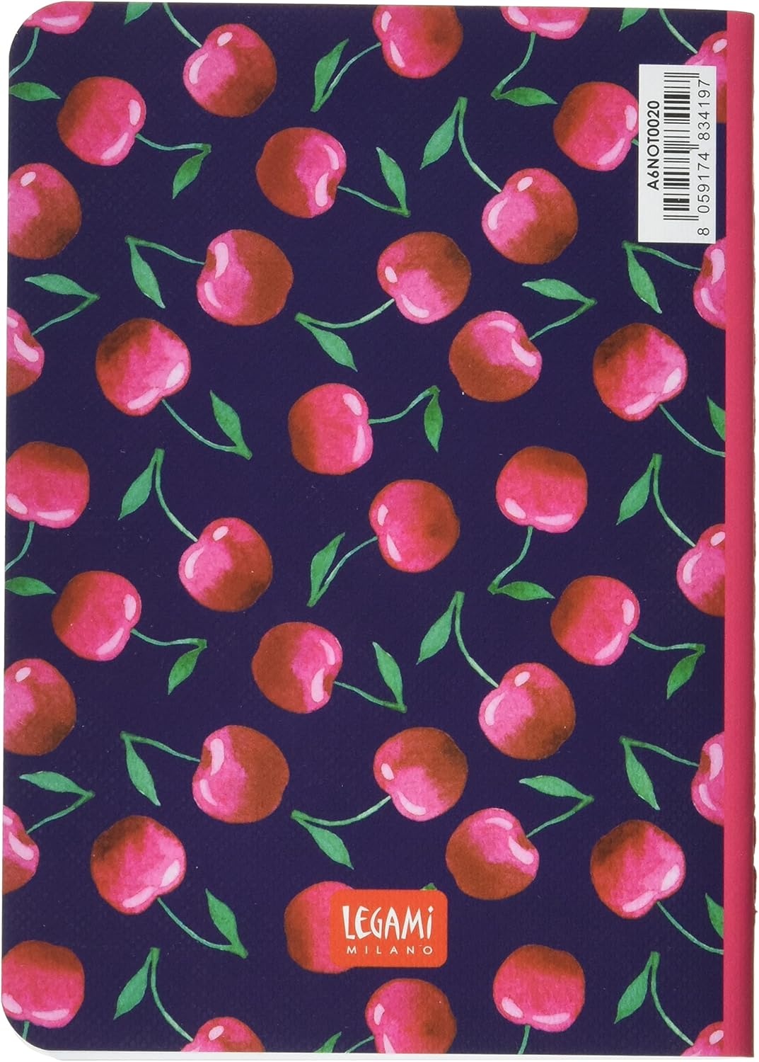 image:imageLegami Blatt B5 Notizbuch liniert mehrfarbig Travel 185 x 248 cmMehrfarbig Cherry Bomb