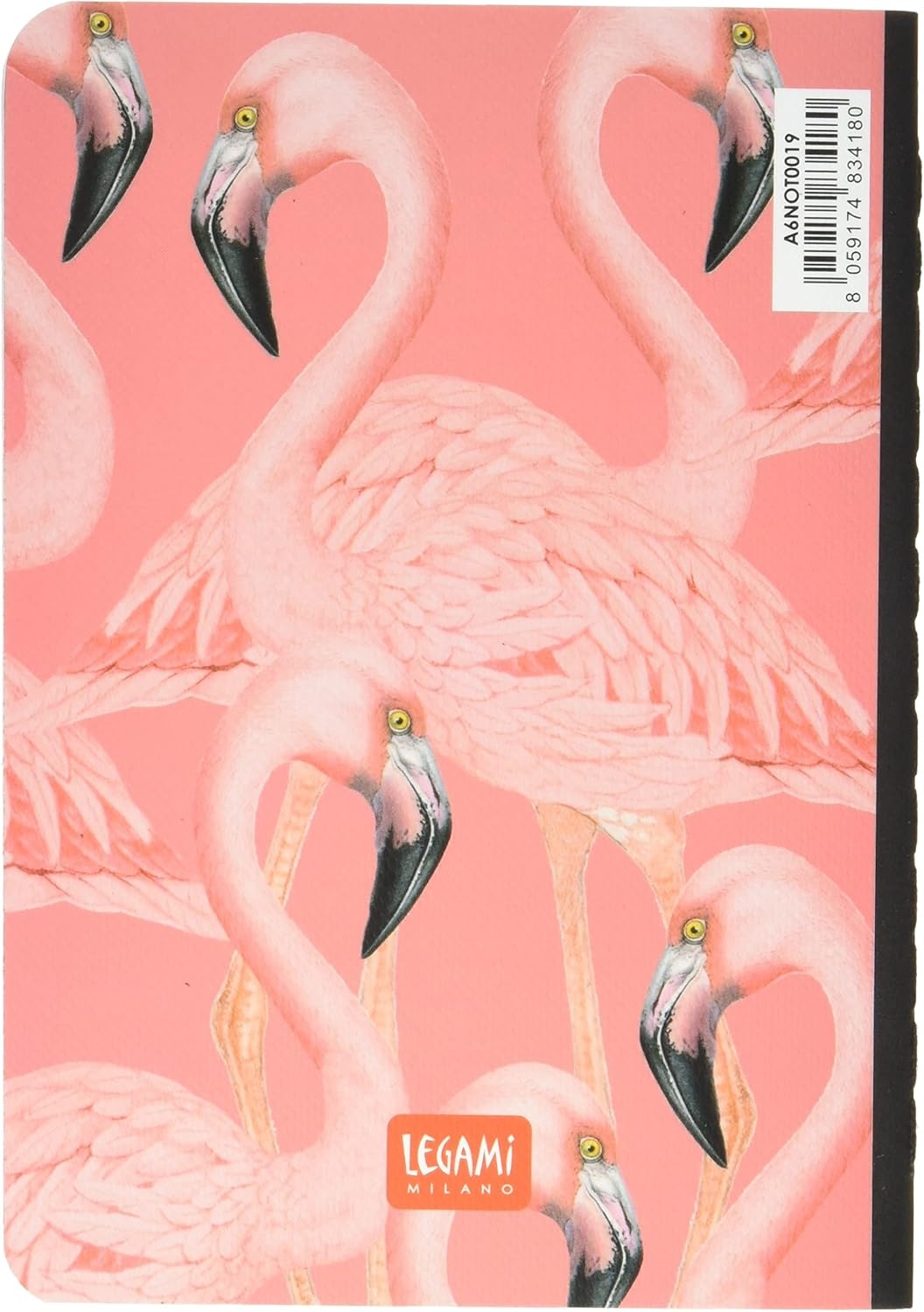 image:imageLegami Blatt B5 Notizbuch liniert mehrfarbig Travel 185 x 248 cmMehrfarbig Flamingo