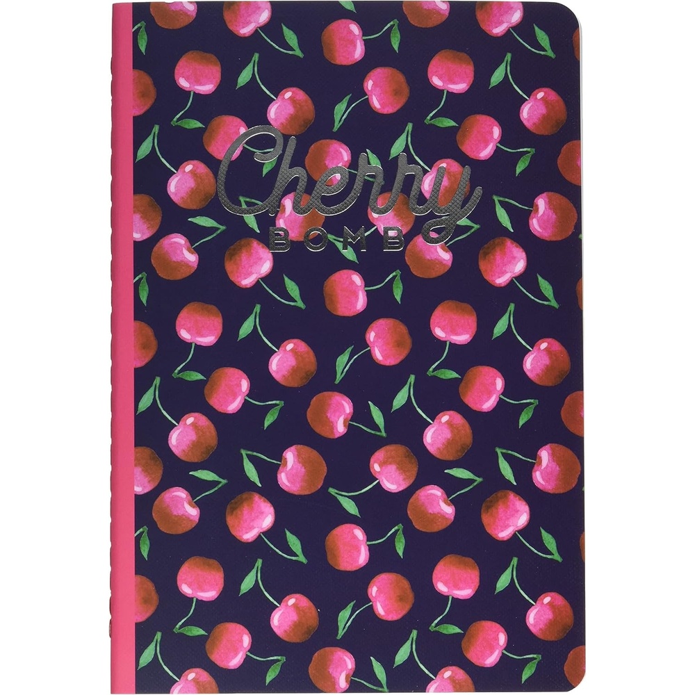 image:imageLegami  Heft mit weiem Blatt Format A5 Medium 142 x 21 cm weies Papier 80 Seiten SingerPunktBindungMehrfarbig Cherry Bomb