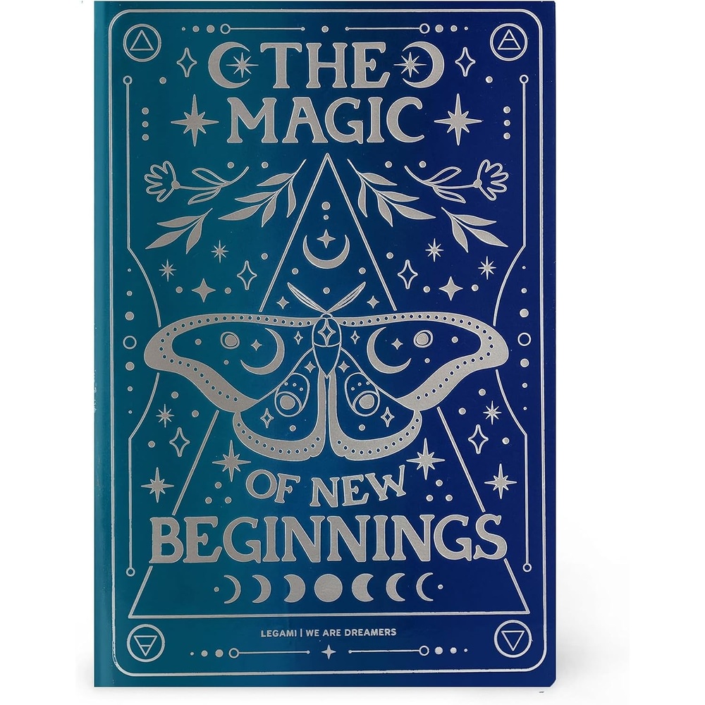 image:imageLegami Notizbuch liniert 7 mm Thema Moth Format B5 gro FSCzertifiziertes Papier Special Edition 100 Seiten SingerPunktBindung 185 x 248 cm