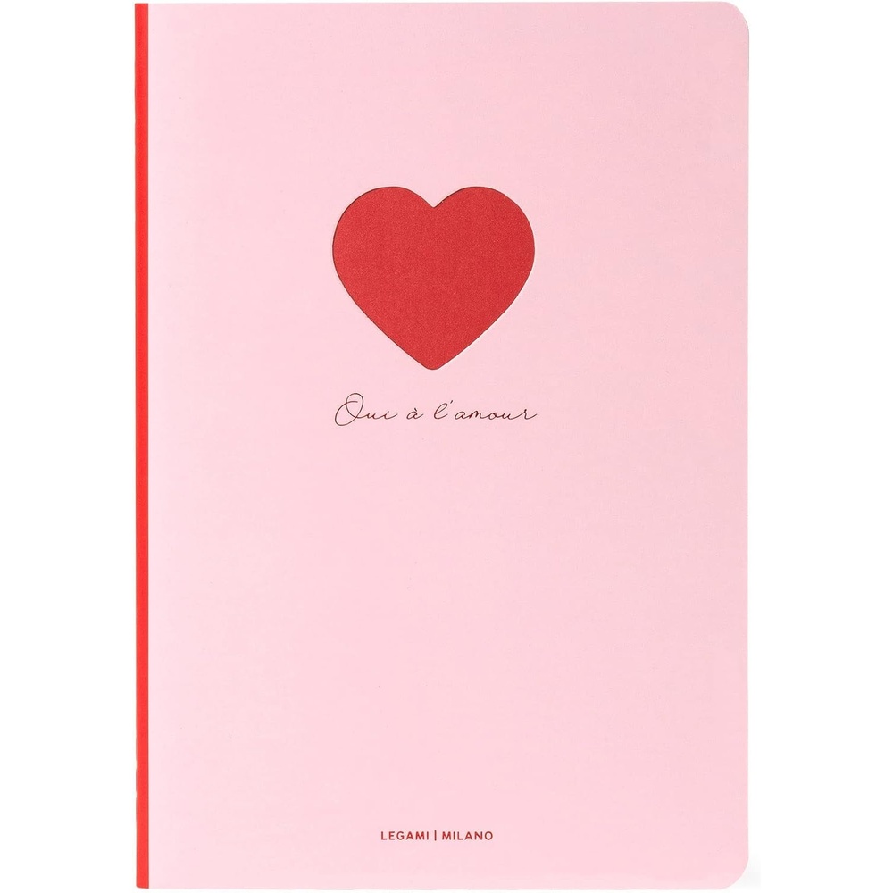 image:imageLegami Blatt B5 Notizbuch liniert mehrfarbig Travel 185 x 248 cmHeart