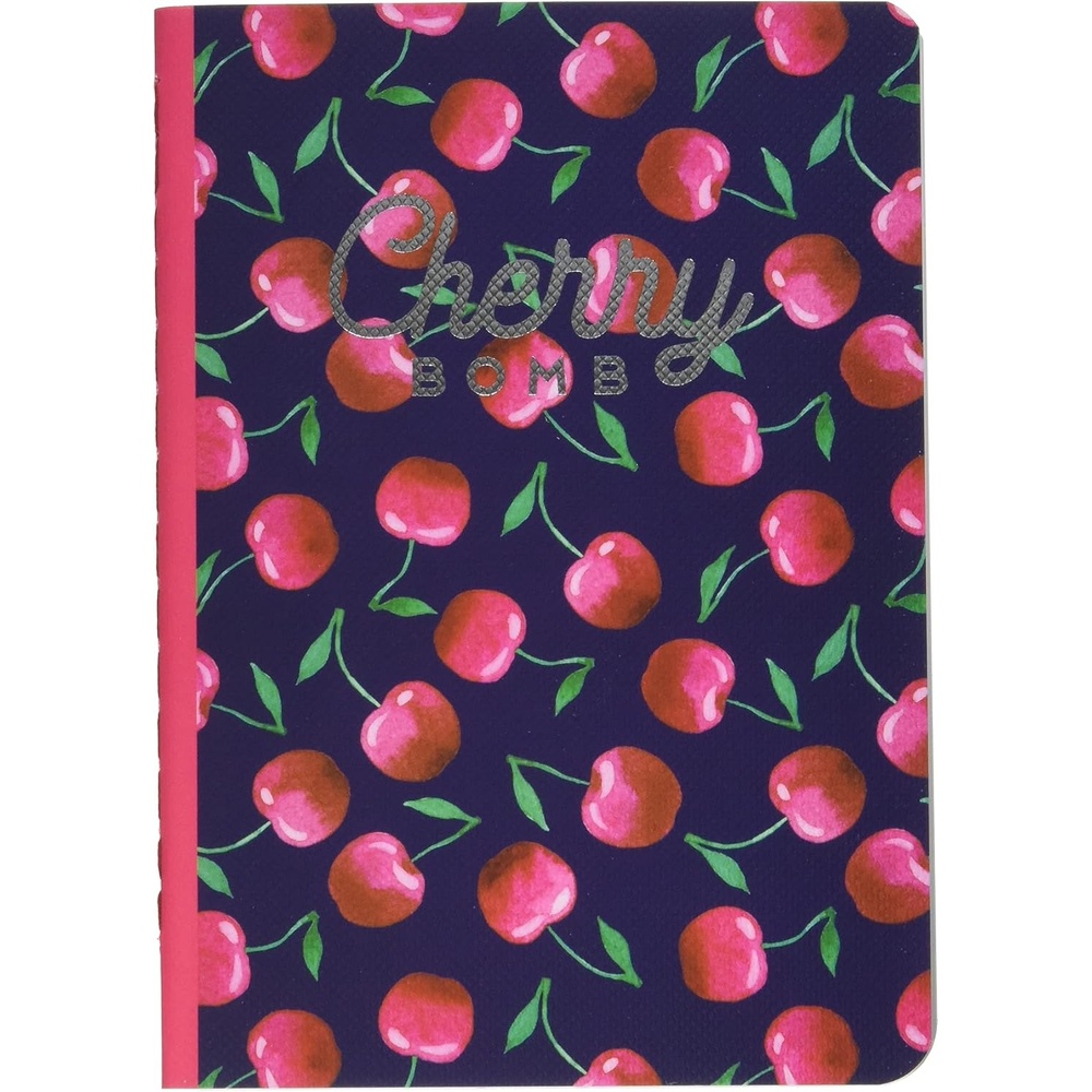 image:imageLegami Blatt B5 Notizbuch liniert mehrfarbig Travel 185 x 248 cmMehrfarbig Cherry Bomb