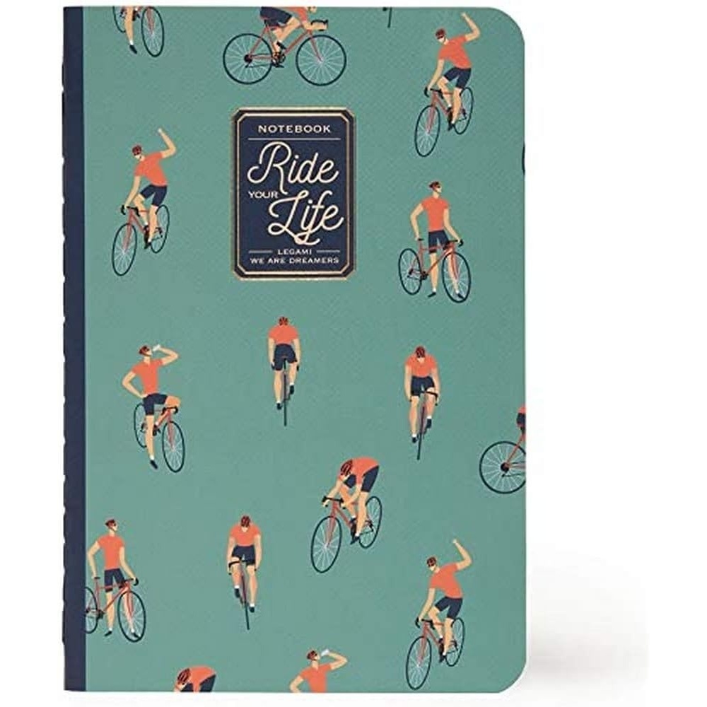 image:imageLegami Blatt B5 Notizbuch liniert mehrfarbig Travel 185 x 248 cmMulticolore Bike Lover