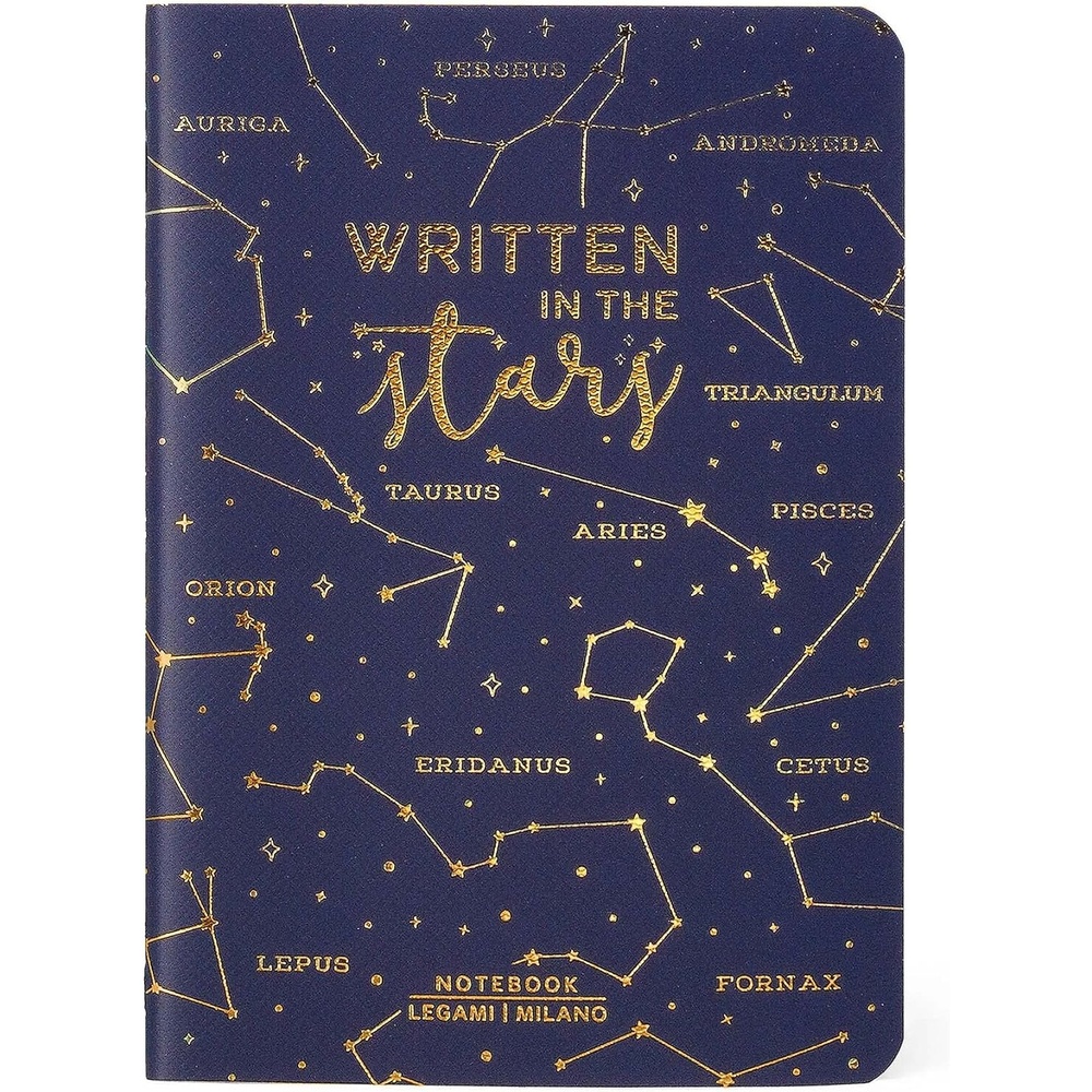 image:imageLegami Blatt B5 Notizbuch liniert mehrfarbig Travel 185 x 248 cmSTARSWRITTEN IN THE STARS