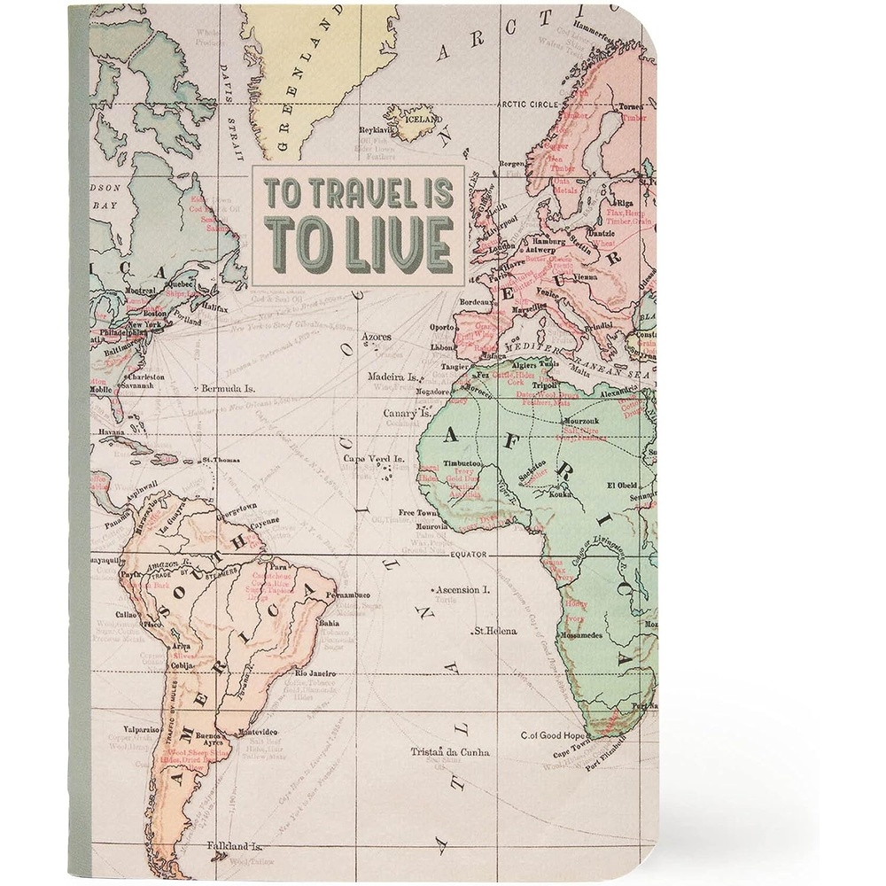 image:imageLegami Blatt B5 Notizbuch liniert mehrfarbig Travel 185 x 248 cmTravel