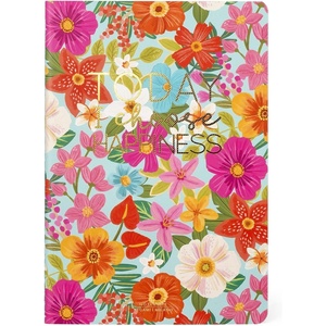 Legami Blatt B5 Notizbuch, liniert, mehrfarbig (Travel), 18,5 x 24,8 cm(Blumen)