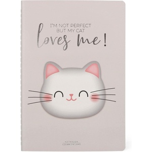 Legami Blatt B5 Notizbuch, liniert, mehrfarbig (Travel), 18,5 x 24,8 cm(KITTY)